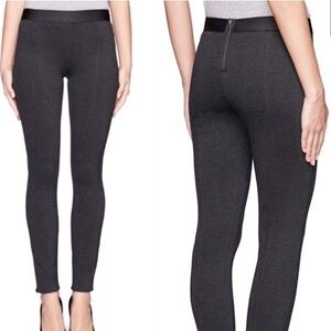 J. Crew Pixie Pant Ponte Knit Seam Stretch Tapered Legging Charcoal Gray 6